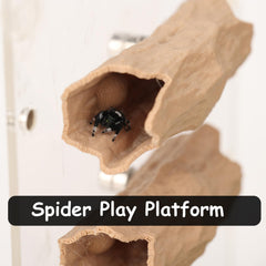 Daerky juguete trepar araña saltadora, estimula exploración y ejercicio saludable.