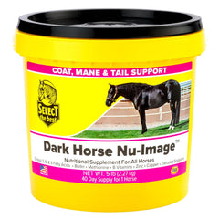 Dark Horse Nu-Image Hoof & Coat Frasco: brillo natural y nutrición para casco y pelaje