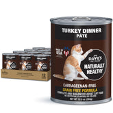 Dave's Pet Food gato sin grano con pavo en lata, opción nutritiva.