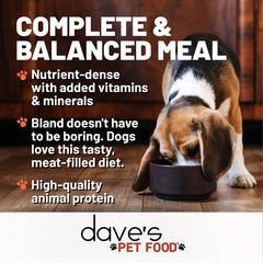 Dave's Pet Food: lata sabrosa para perros exigentes