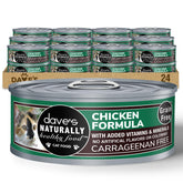 Dave's Pet Food: lata de paté de pollo para alimentación húmeda diaria.