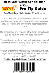 Guía experta incluida por DBDPet para usar ReptiSafe en terrarios y mantener agua segura.