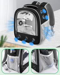 DBNESS Mochila transportín para cuy, interior espacioso.