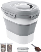 DDMOMMY contenedor para perros plegable con tapa hermética para mayor frescura.
