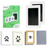 DeerZone kit empreinte patte sans encre, souvenir propre et net.