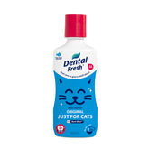 Dental Fresh Gato: agua con sabor atún para aliento más fresco.