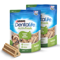Dentalife ActivFresh: dos paquetes para perros pequeños listos para la rutina diaria de cuidado bucal