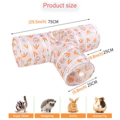 Deofun tunel plegable para mascotas blanco ideal para juego seguro