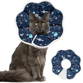 Depets collar cono gato suave y ajustable para recuperación cómoda