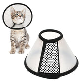 Cono Depets de recuperación para gatos, ajuste cómodo y seguro.