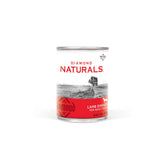 Diamond Naturals Lamb Dinner, lata frontal, ideal para perros activos