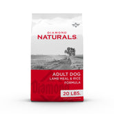 Diamond Naturals perro adulto con cordero y arroz, alimento seco para nutrición diaria.