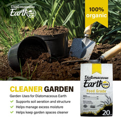 Diatomaceous Earth: ideal para jardinería y suelos saludables.