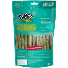 Dingo palitos dentales, limpieza de dientes con bicarbonato para aliento fresco.