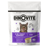 Dinovite para gatos en bote, fórmula avanzada para apoyo inmune y digestivo.