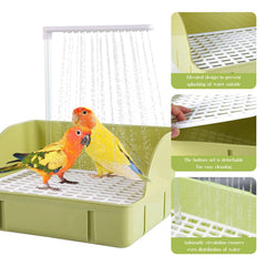 DINTSTYLE-ducha-aves-con-bomba-usb, funcionamiento automático en interiores.
