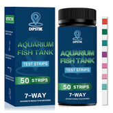 Tiras DIPSTIK para acuario, uso fácil para pruebas rápidas de agua