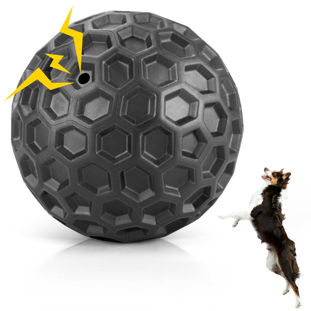 DISSKNIC bola-indestructible con zumbido para perros activos y masticadores