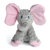 Jouet éléphant DODODOLA en peluche doux avec cri pour divertir les chiens.