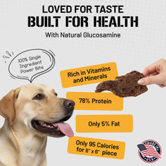 Dog Chits fillets de pulmón de bison, trozos pequeños ideales para entrenamiento