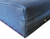Dogbed4less funda exterior denim azul, fácil de limpiar y mantener.
