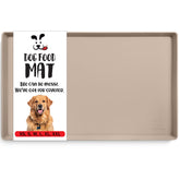 DogBuddy alfombrilla para comida de perro-xl, ideal para tazones grandes y limpieza sencilla.