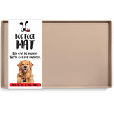 DogBuddy: Almohadilla impermeable para comida y agua de perros protege el suelo.