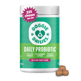 Doggie Dailies Probioticos bocaditos sabor pato: apoyo digestivo diario.