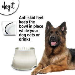 Dogit inserto de acero inoxidable removible para limpieza fácil