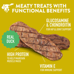 Dogswell Hip y Joint Grillers, contiene glucosamina y condroitina como ingredientes.