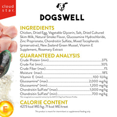 Dogswell Hip y Joint Grillers, pollo real como ingrediente principal.