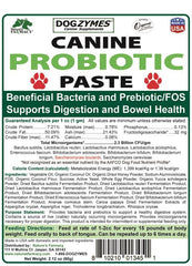 Dogzymes etiqueta práctica: fácil de usar en casa para el cuidado diario de tu perro.