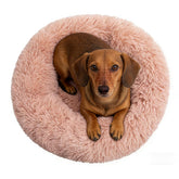 Doimier cama donut para perros pequeños ofrece soporte suave para descanso profundo