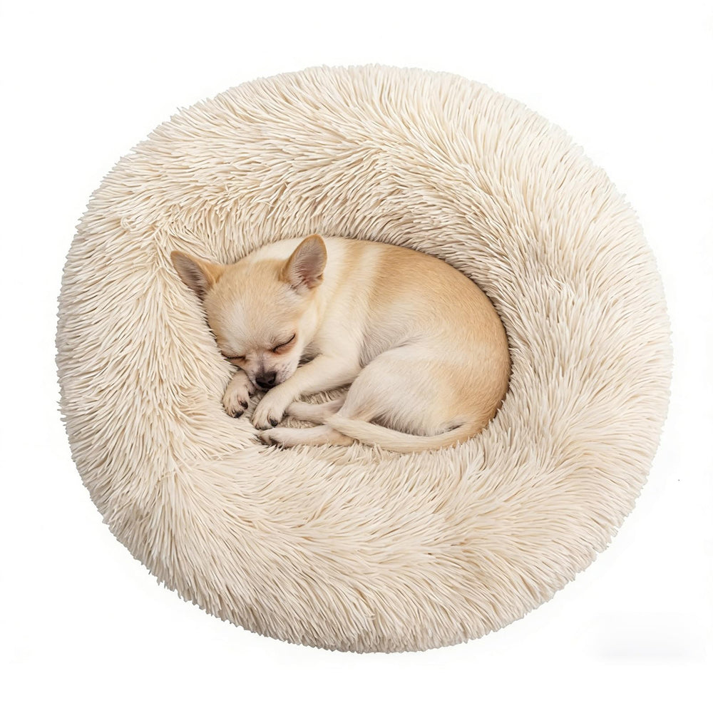 Doimier cama-donut tranquilizante para perros pequeños, soporte de cabeza y cuello.