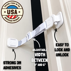 Door Buddy: ajuste-de-anchura 0-6 pulgadas para adaptar la abertura