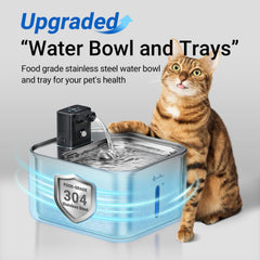 Fontana DownyPaws sin cables, ubicación flexible en casa