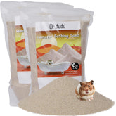 DR.DUDU arena de baño para hámster 12lb, enfoque en higiene natural.