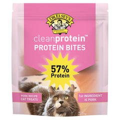 Dr. Elsey's cleanprotein Pork Protein Bites en paquete, snack práctico para gatos