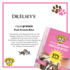 Dr. Elsey's cleanprotein Pork Protein Bites, tamaño ideal para premios diarios