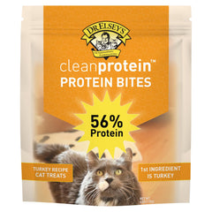 Dr. Elsey's cleanprotein tiras de pavo, primer plano de textura sabrosa.