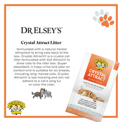Dr. Elsey's Crystal Attract: arena de sílice para pelo largo, evita adherencia al pelaje