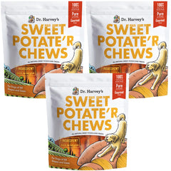 Dr. Harvey's masticables de patata dulce en bolsa, snack natural para perros