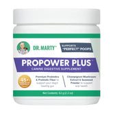 Dr. Marty ProPower Plus, polvo para salud intestinal canina, apoyo digestivo suave.