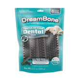 DreamBone palitos dentales con carbón activado, 6 unidades, adecuado para perros grandes y su aliento.