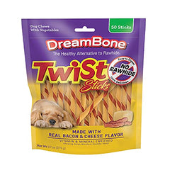 DreamBone palitos retorcidos sin cueros para una alternativa segura.