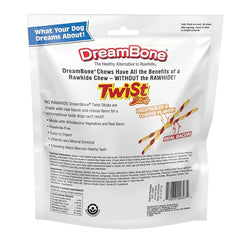 DreamBone palitos retorcidos textura dura para masticar con control.