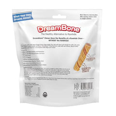 DreamBone Puffy Rolls: mantequilla de cacahuete real, sabor sabroso para perros.