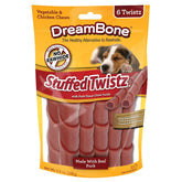 DreamBone Twistz rellenos de cerdo con centro sabroso para masticar a tu perro