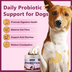 Probióticos DRFOSTER para perros con sabor a pollo, masticables y fáciles de aceptar