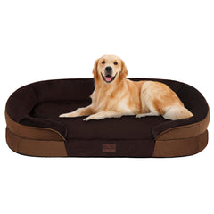 Dwanton cama ortopédica para perro grande con espuma gel memoria para mayor confort